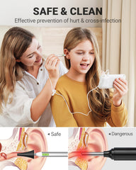 Six-LED lighting enables adjustable brightness for sharper ear visuals