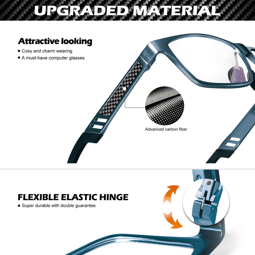 ANYLUV lightweight gaming glasses on desk for extended sessions