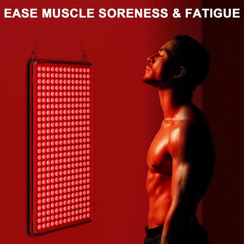 Anyork full-body red-light panel 660nm enables at-home whole-body therapy sessions.