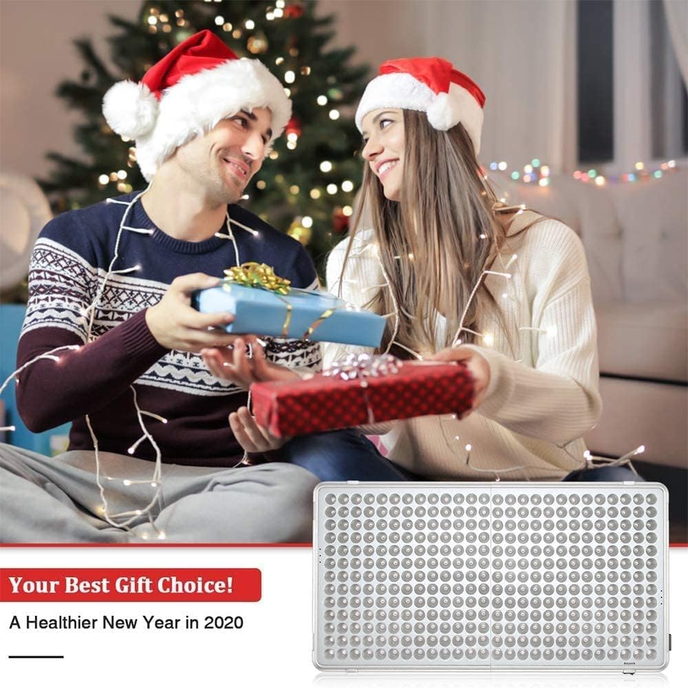 Anyork red-light panel supports skin care routines and mild muscle comfort sessions.