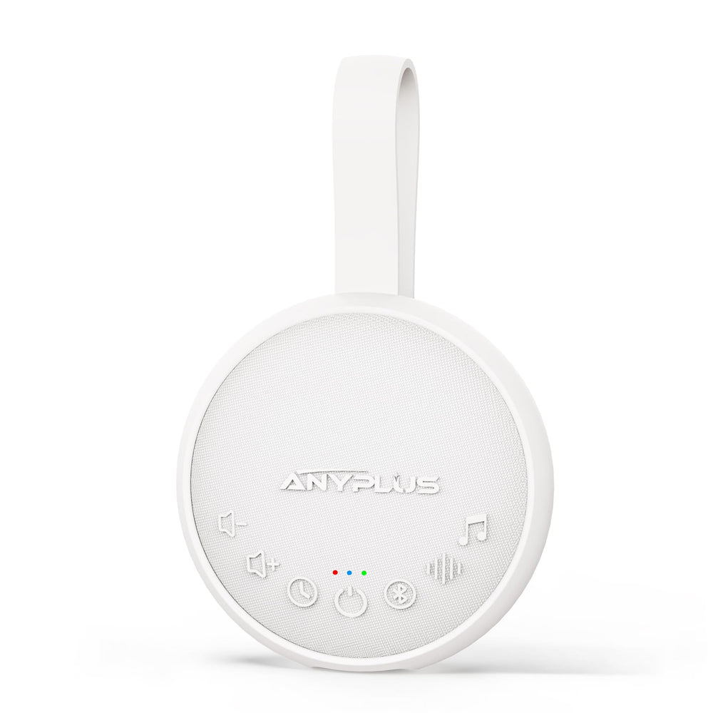 ANYPLUS white noise machine front view, compact bedside use