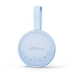 ANYPLUS white noise sound machine in blue, front view for peaceful sleep and travel.
