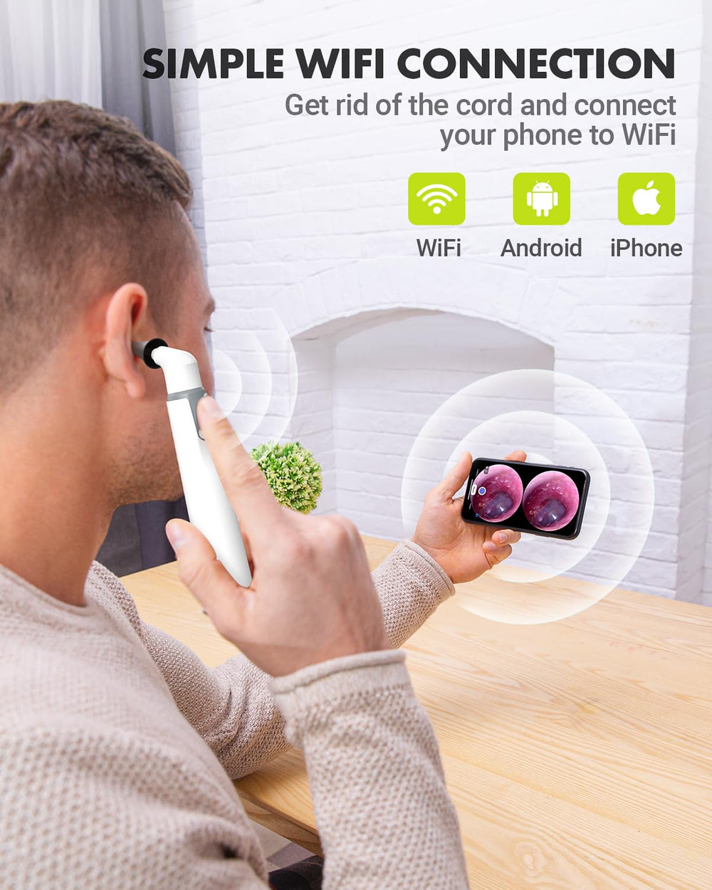 Suitable for kids, adults, and pets for at-home ear checks.