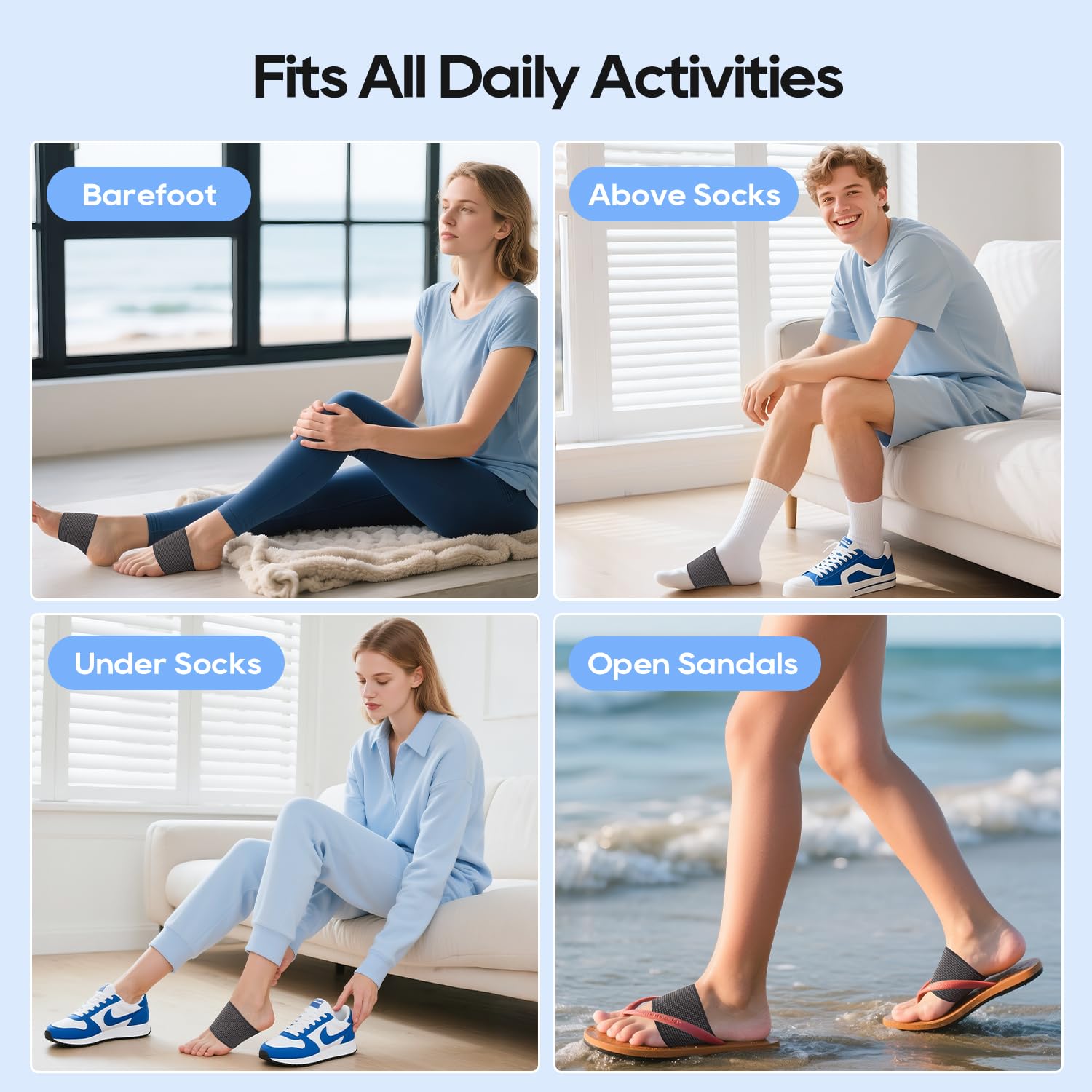 ANYSWEET all-day wearing comfort for standing and moving