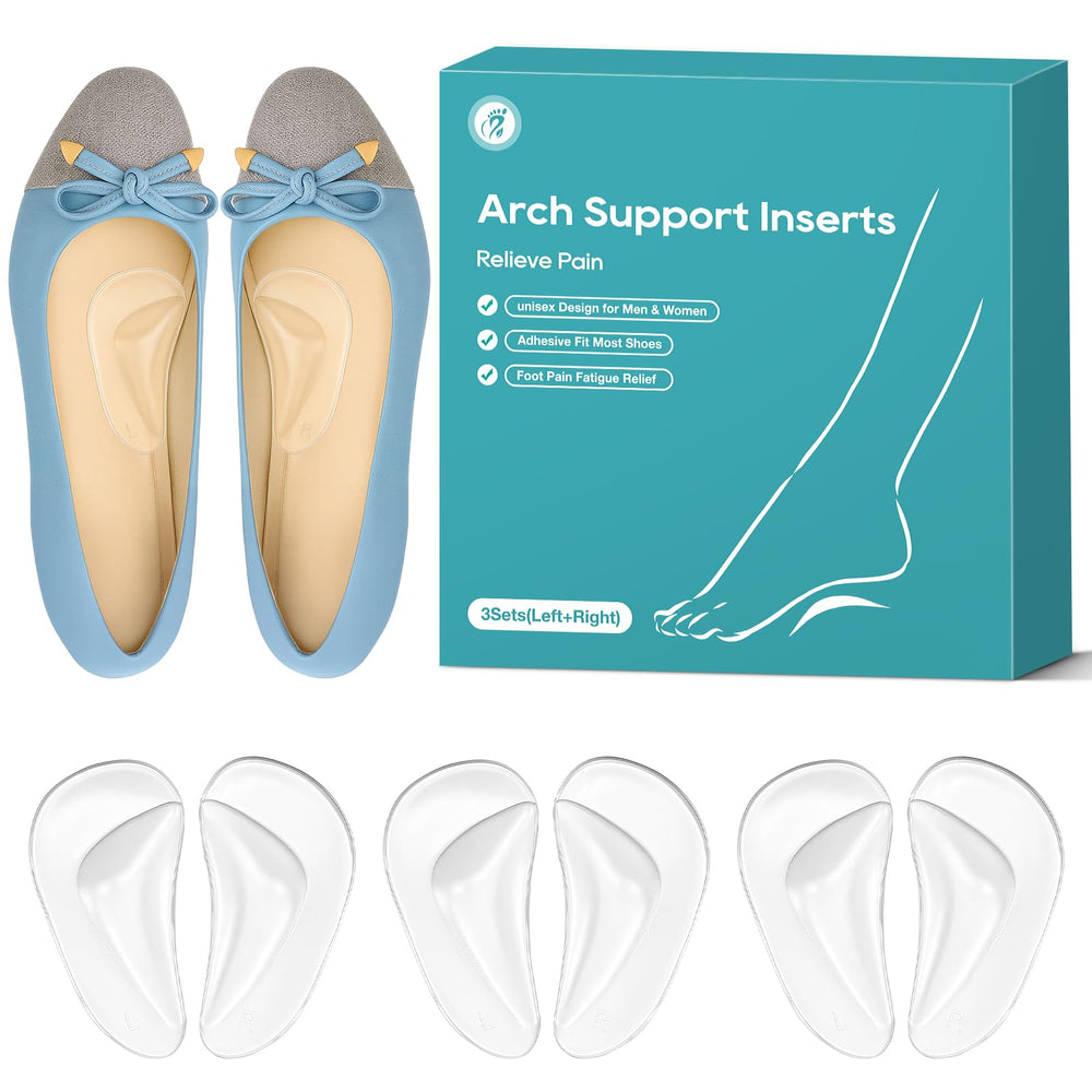 ANYSWEET arch support inserts for women provide discreet comfort inside shoes.