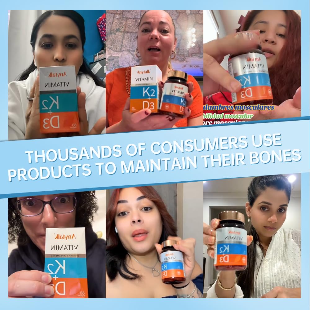 ANYTALK bottle on kitchen counter for daily supplementation.