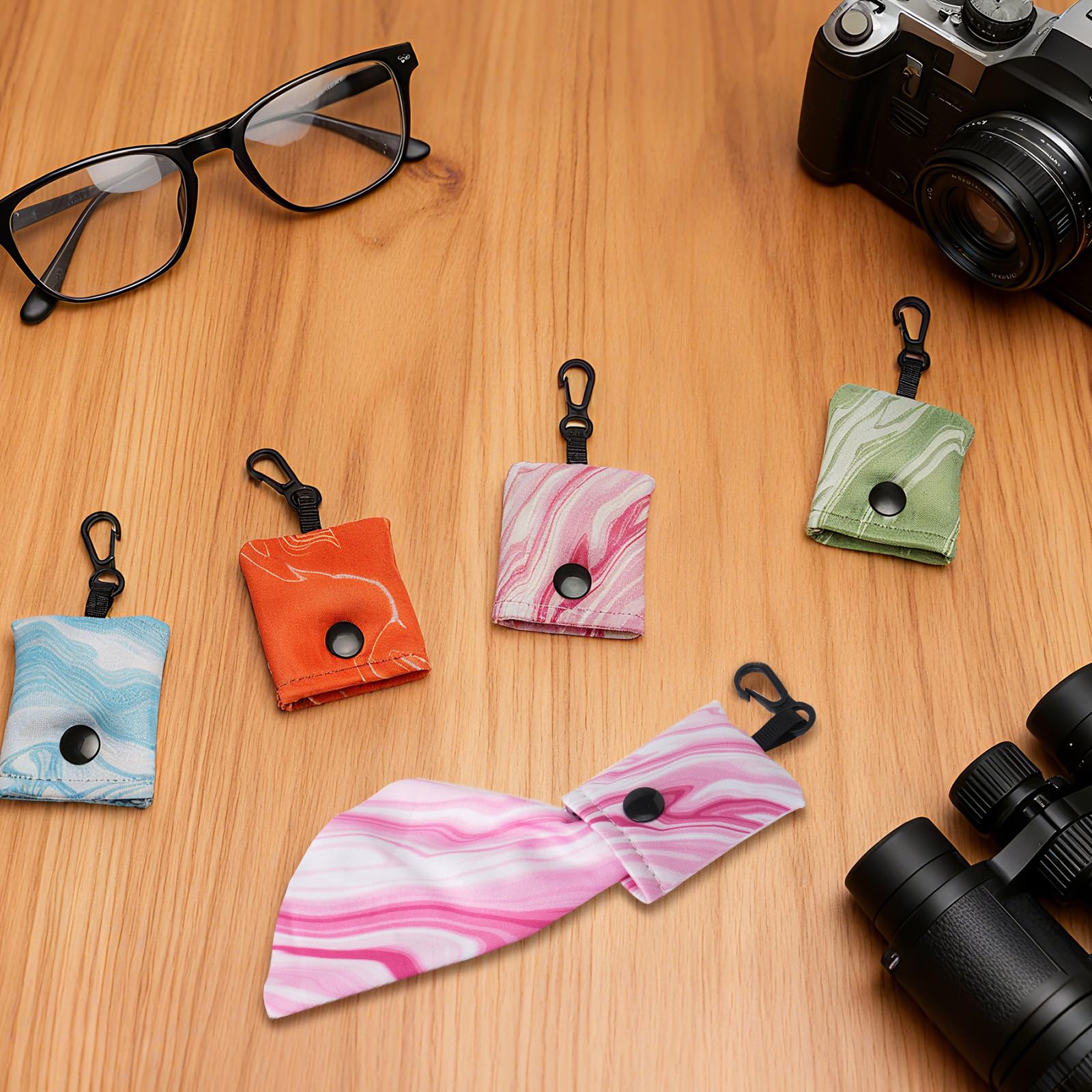 Anywind colorful cloth used to clean sunglasses for clear vision