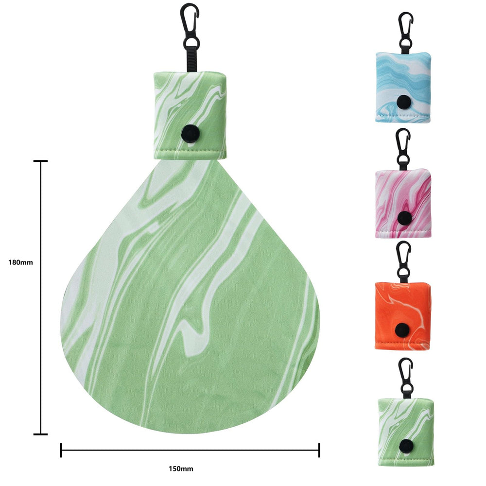 Anywind storage pouch with snap closure protecting the cloth from dust