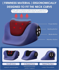 Anzzat heated neck stretcher offering temperature options for soothing warmth.