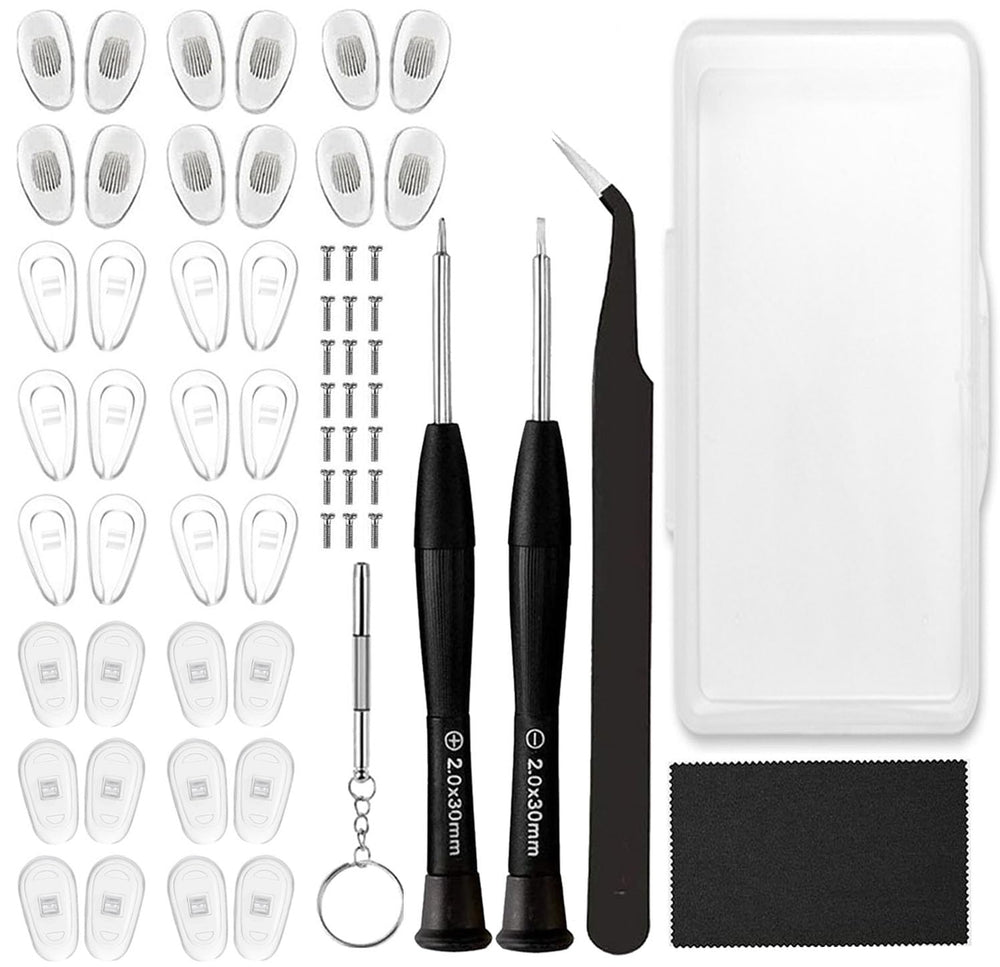 Aobvrey nose pads made of soft silicone for comfortable, skin-friendly wear.