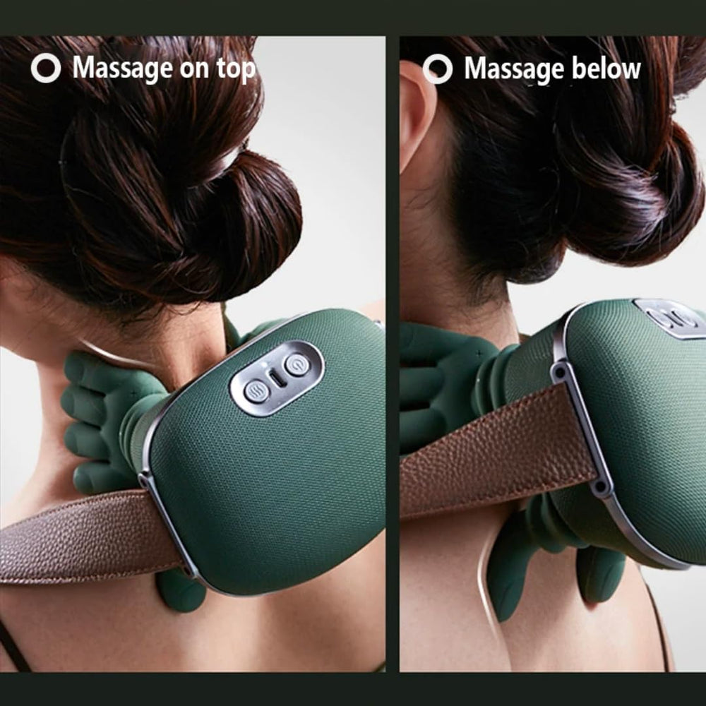 Red light heat compress delivers soothing warmth to skin.