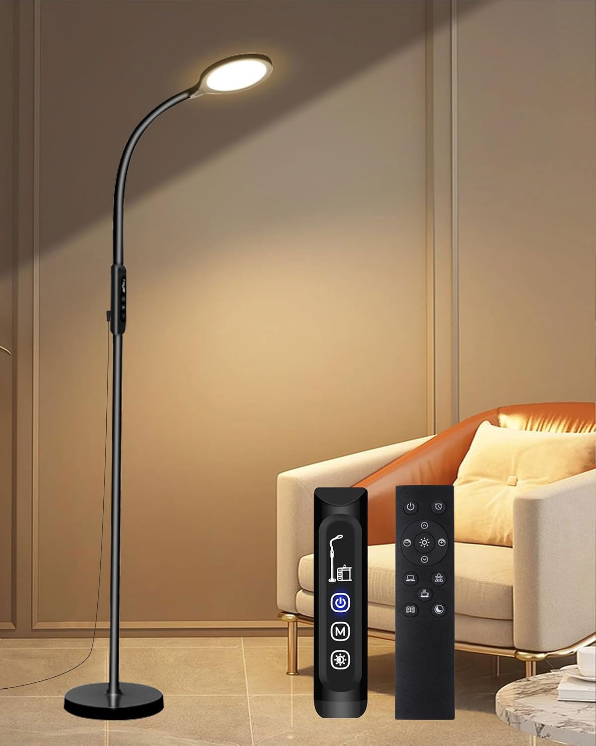 Aoife floor lamp with 11000 Lux full spectrum for indoor daylight-like brightness