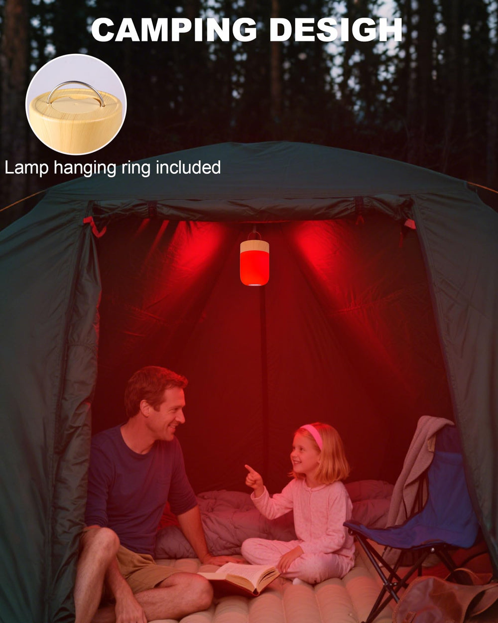 Aoife natural white mode provides bright, glare-free illumination.