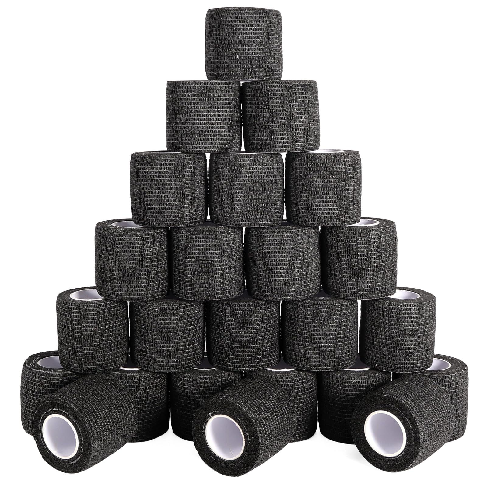 AOITMZAY 24 pack bandage wrap packshot in black highlighting value and eco packaging