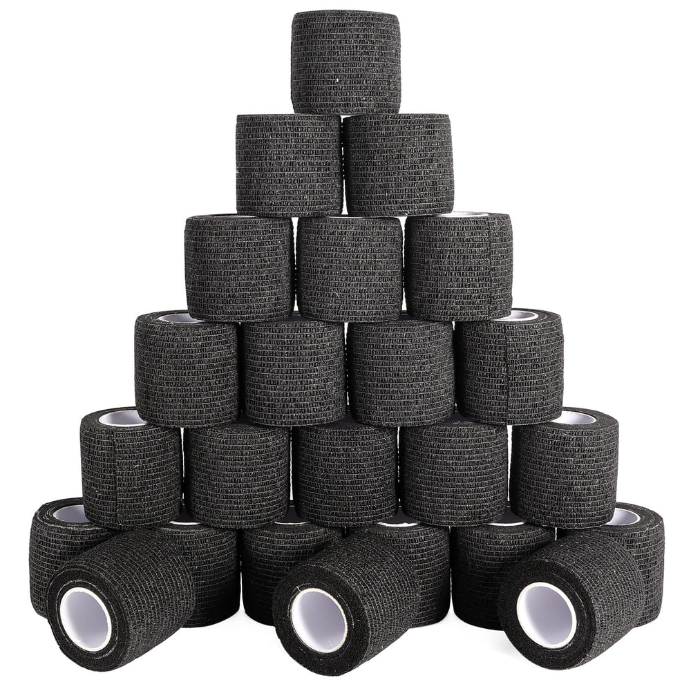 AOITMZAY 24 pack bandage wrap packshot in black highlighting value and eco packaging