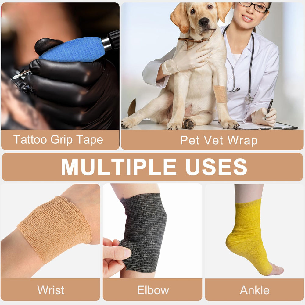AOITMZAY bandage wrap showcasing water-resistant and breathable texture in action