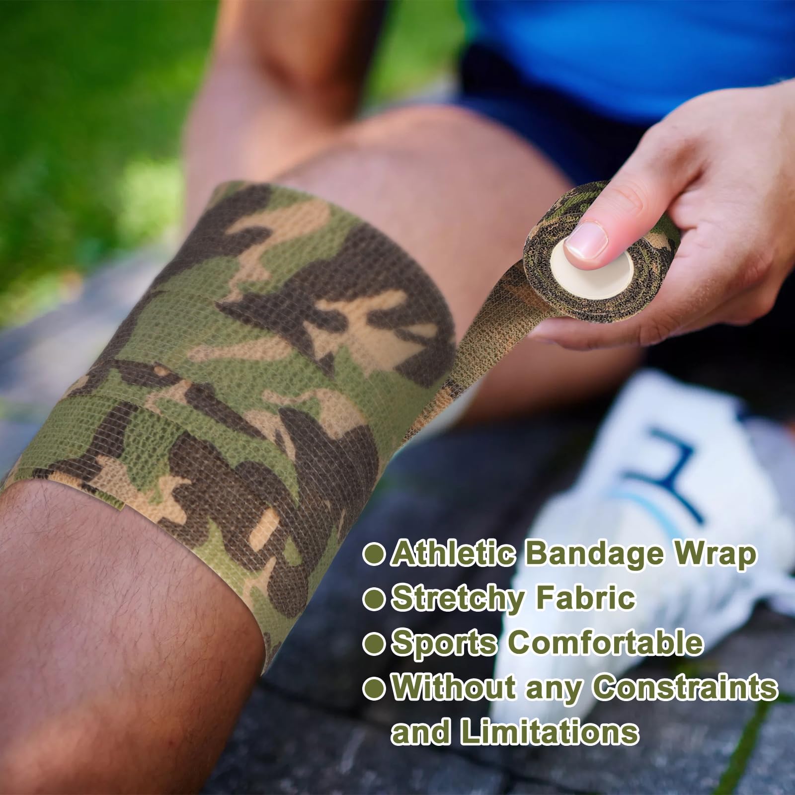 AOITMZAY camo wrap with sweat resistance stays in place