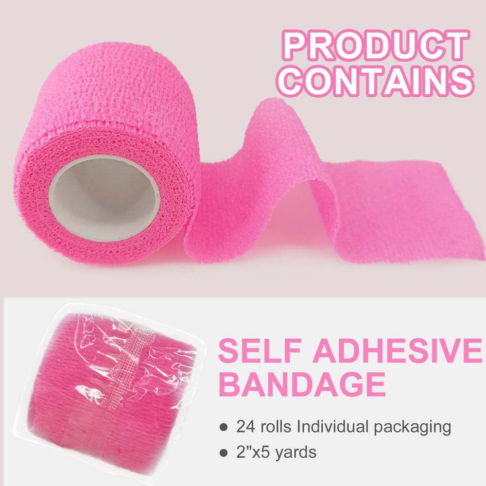 AOITMZAY pink elastic vet wrap supports sports paws and joints