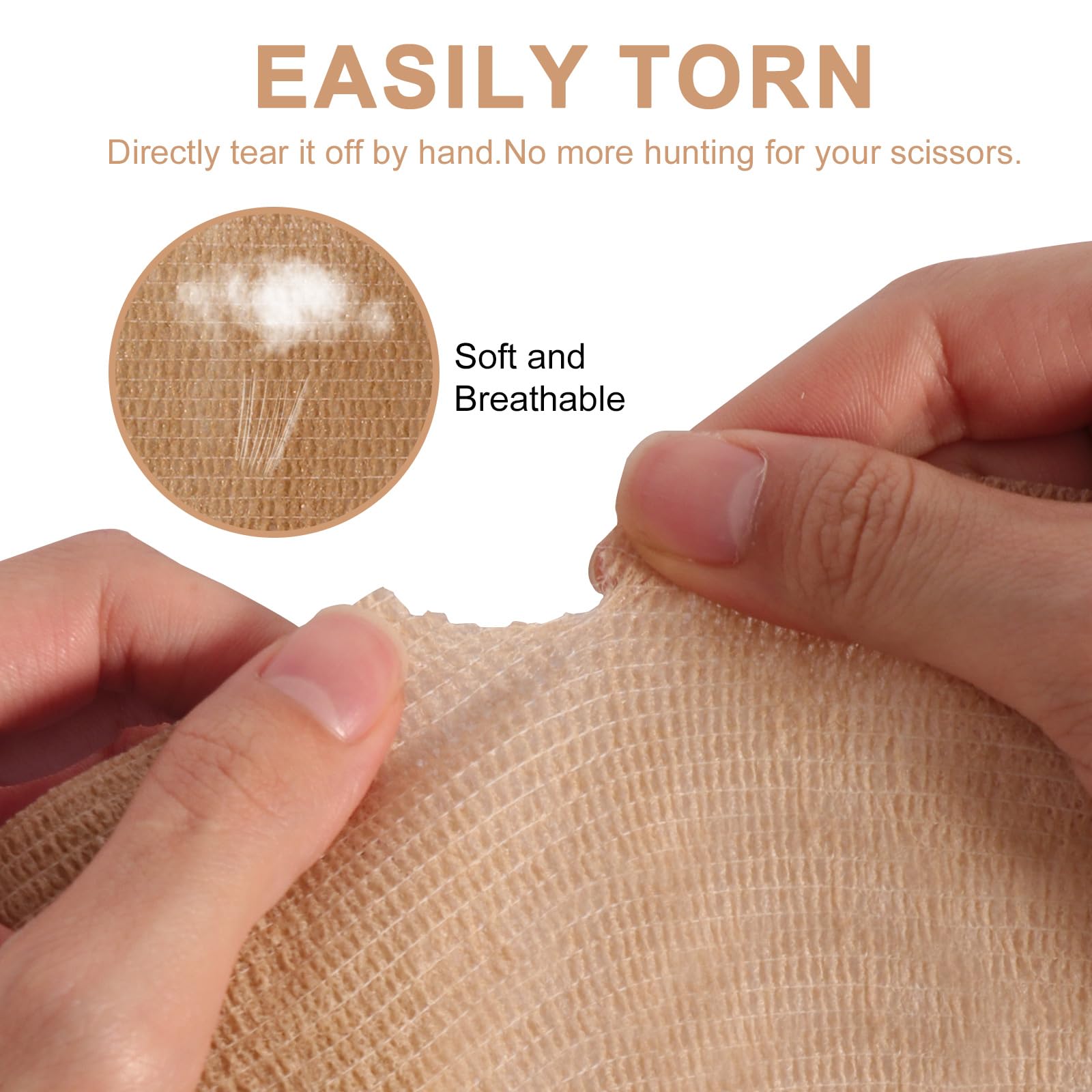 AOITMZAY self-adhesive bandage wrap on pet paw for safe pet care