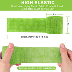 AOITMZAY bandage wrap stays secure during sweat thanks to water resistance.