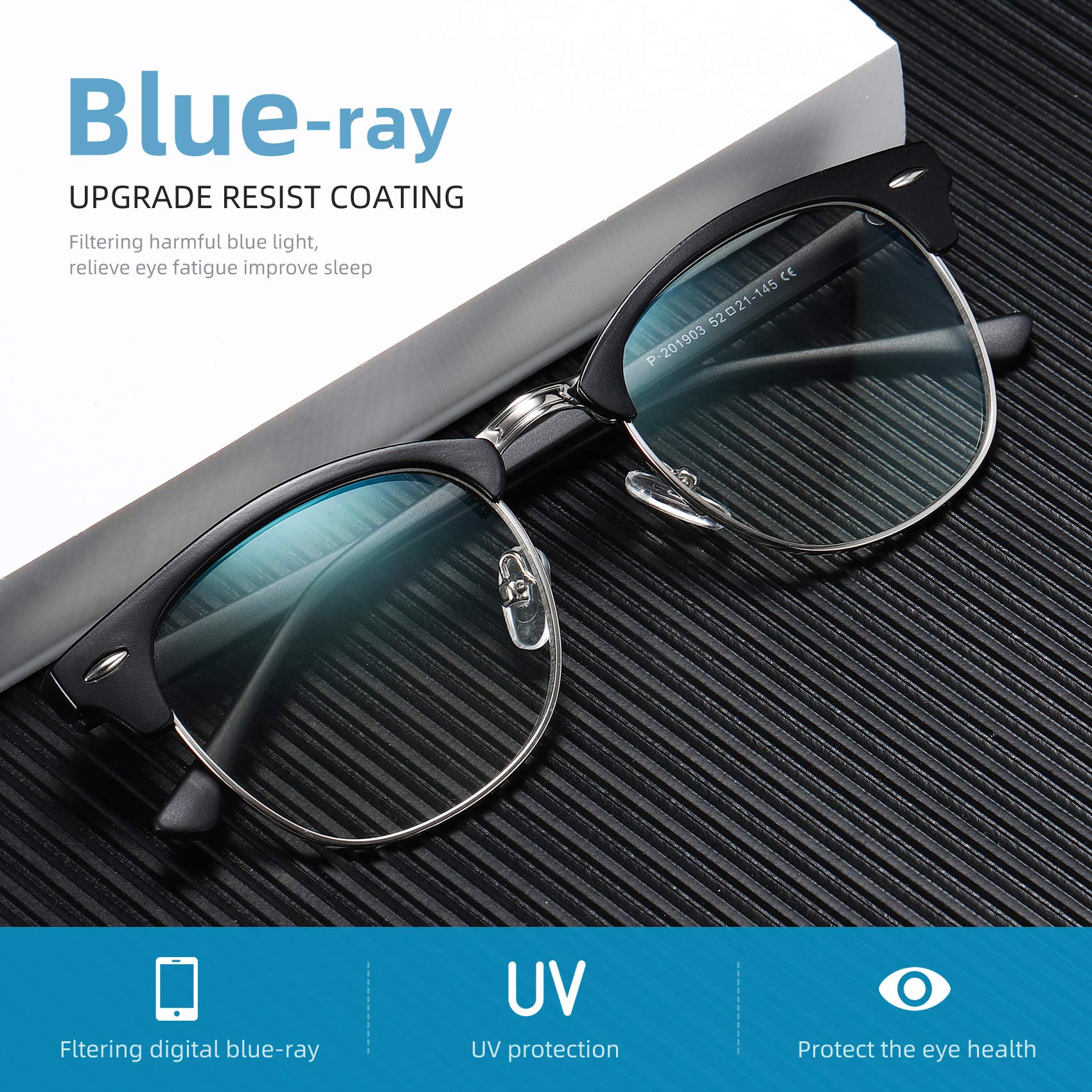 AOMASTE anti-blue light lens close-up cutting blue rays for comfort