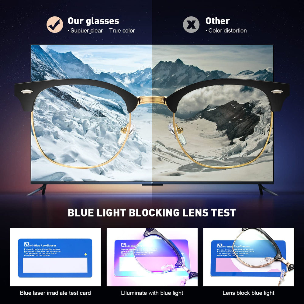 AOMASTE blue light glasses unisex fit for daily use