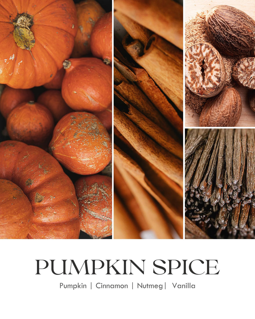 AOOVOO dry flowers accent the candle's fall decor