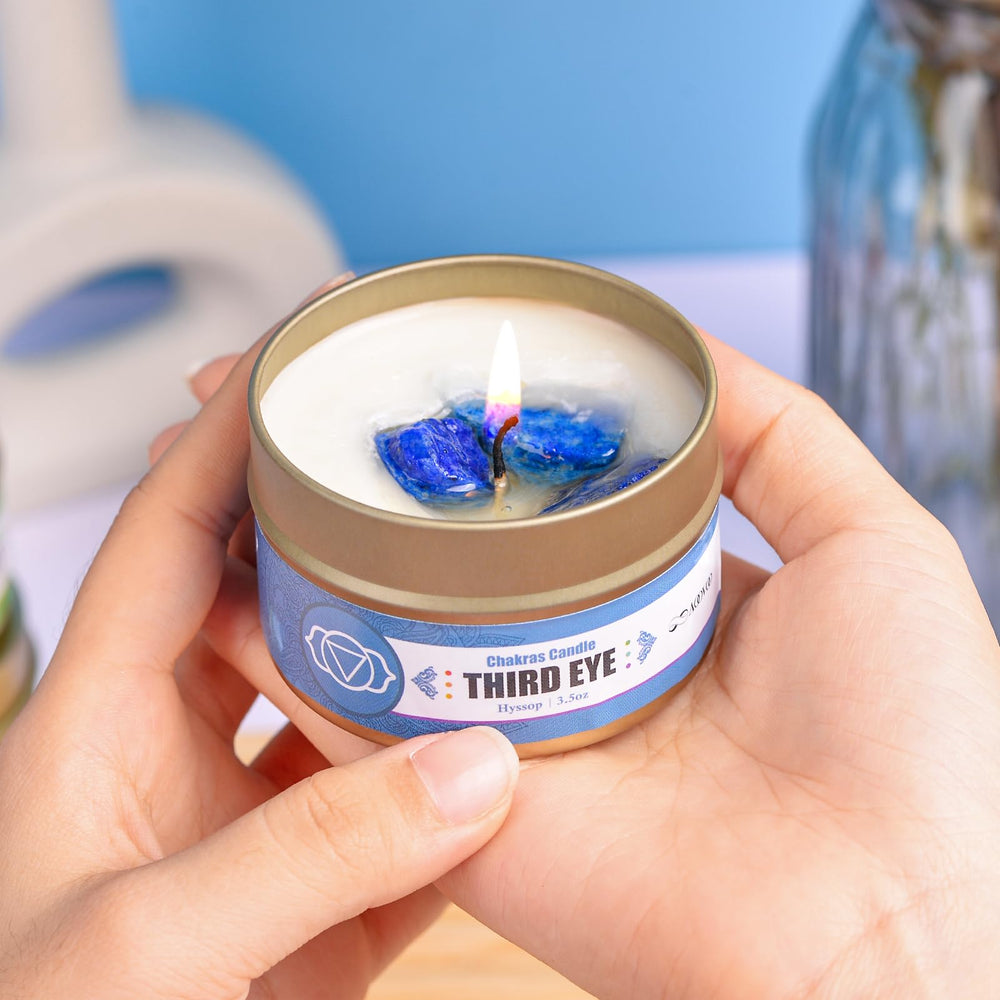 AOOVOO Meditation use with aromatherapy candles for calm focus.