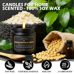 AOTOIE 36oz soy-wax candles in a nine-pack for extended ambience.