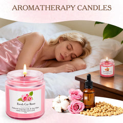 AOTOIE Eucalyptus Mint candle refreshing aroma ideal for focus