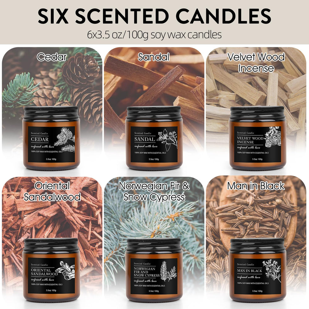 Aottom Candles Sandal jar delivering warm inviting study atmosphere