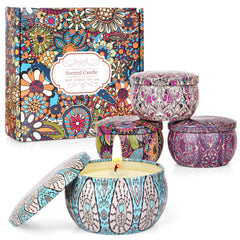 Set de velas Aottom con 4 aromas para crear ambiente en casa