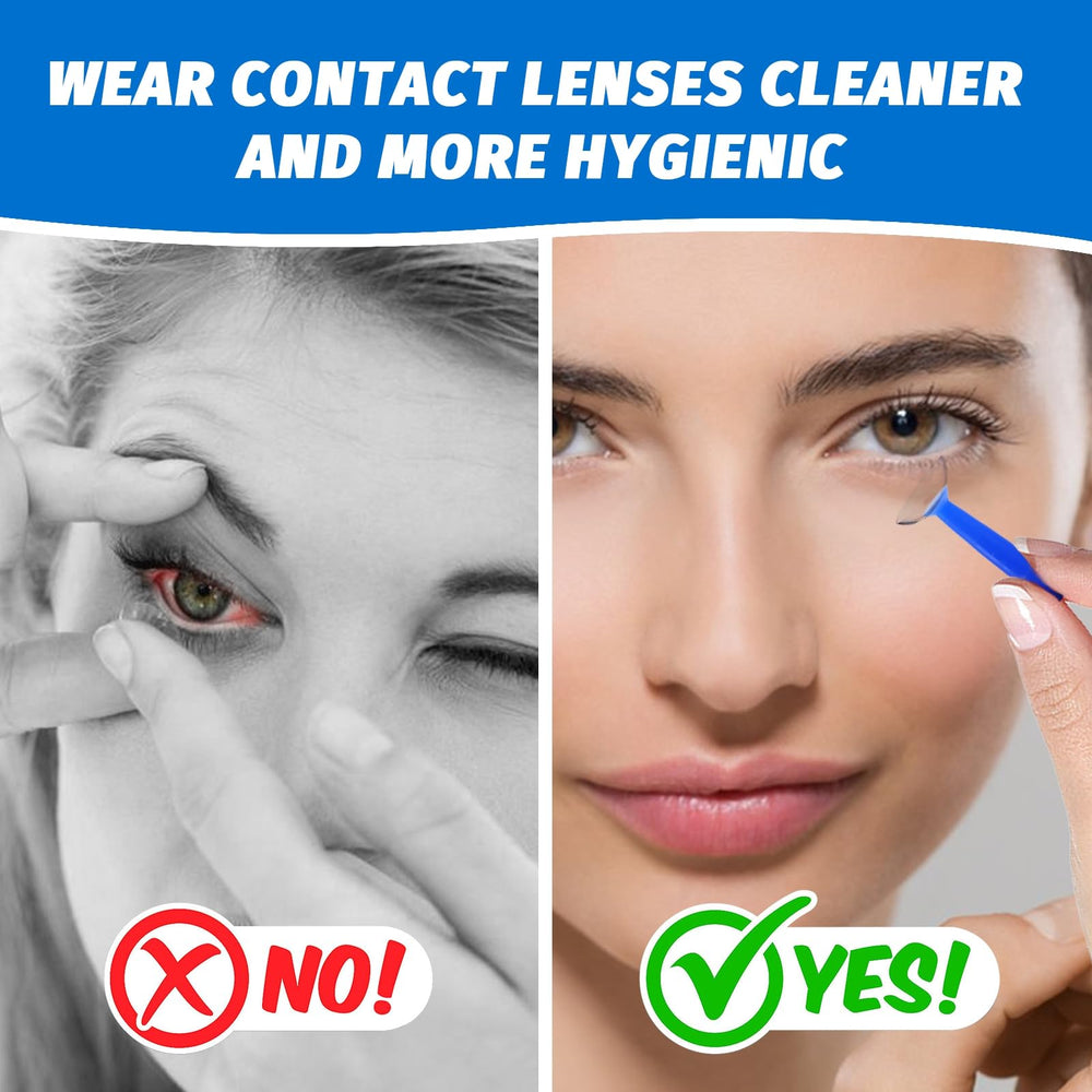 Aoutrow hands-on use shows easy removal of hard lenses with gentle suction.
