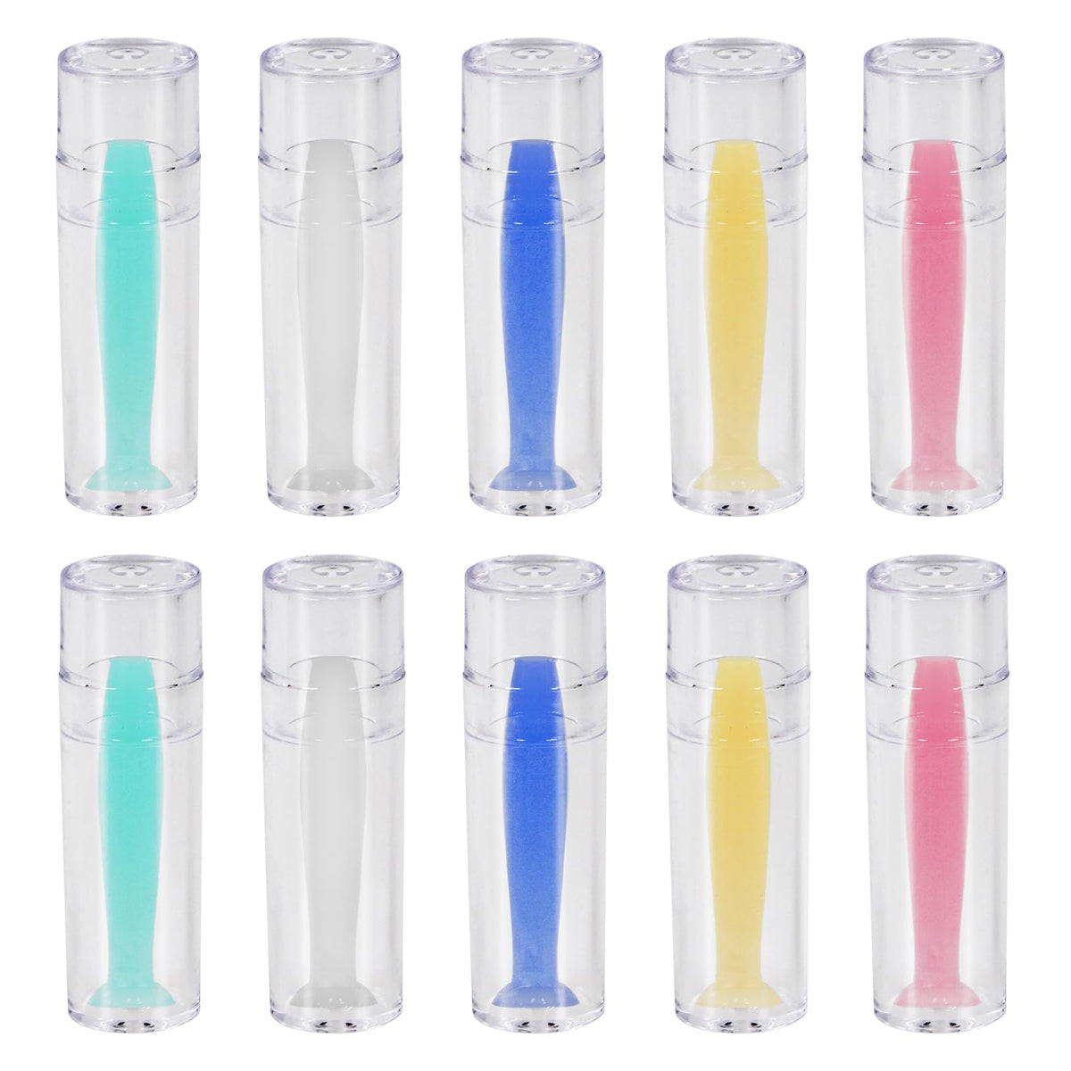 Aoutrow hard lens remover packaging shows 10 colorful pieces for convenient storage.