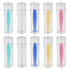 Aoutrow hard lens remover packaging shows 10 colorful pieces for convenient storage.