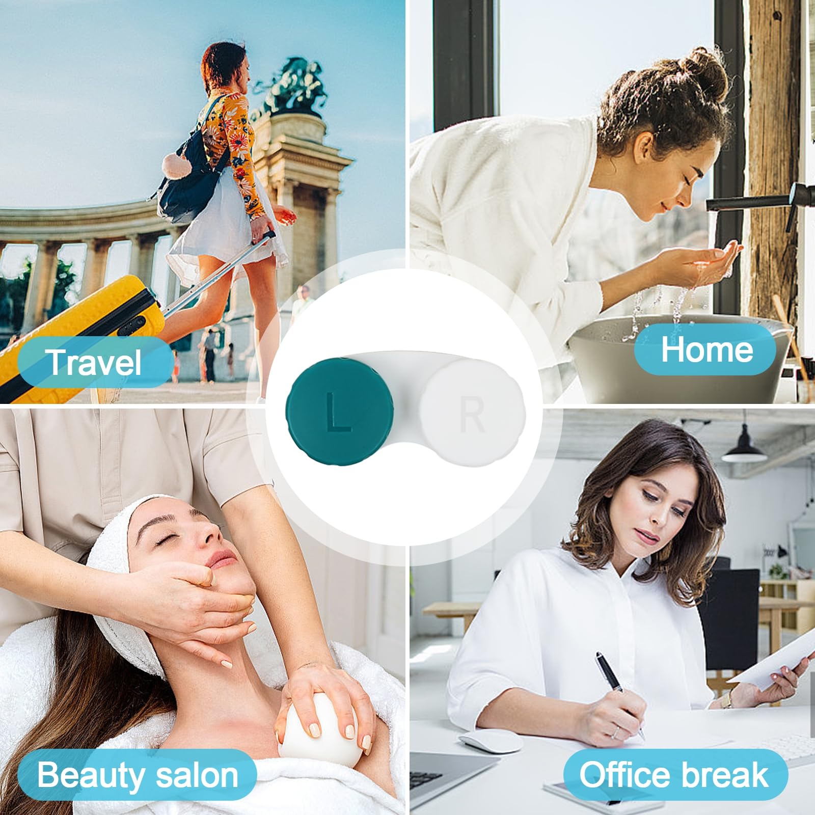 Aoutrow travel friendly portable case for on the go lens care