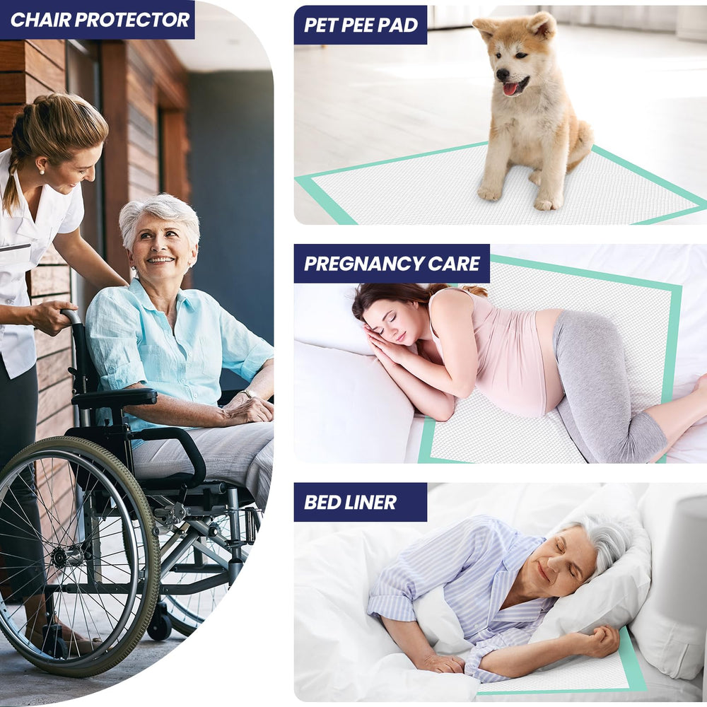 AOZITA heavy-duty underpads endure movement without tearing.