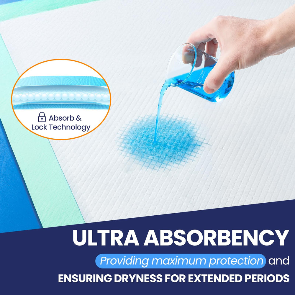 AOZITA underpads skin-friendly hypoallergenic surface.