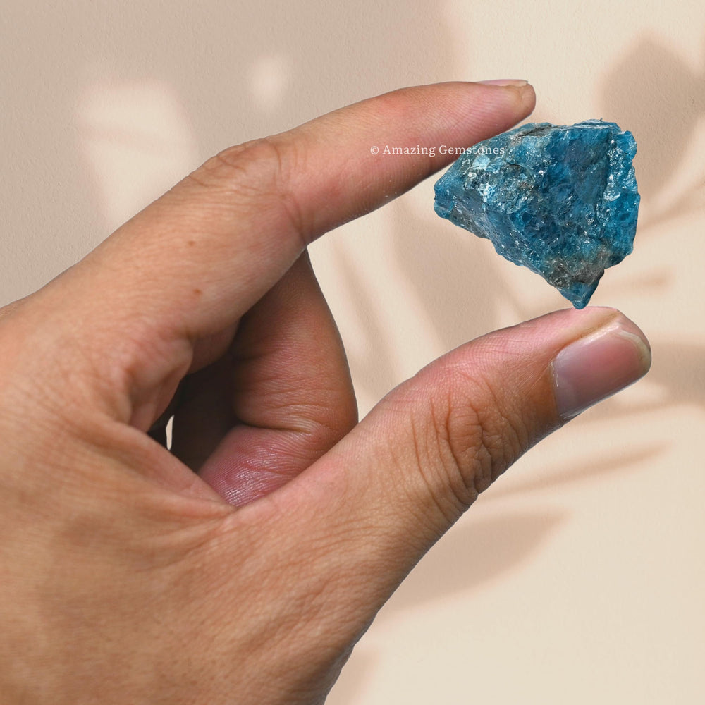 Apatita en bolsa regalo de Amazing Gemstone, lista para sorprender.