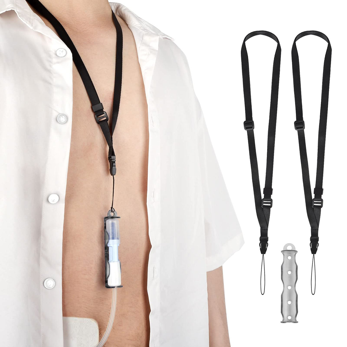 APDTEK peritoneal transfer-set holder securely fits Baxter catheters.