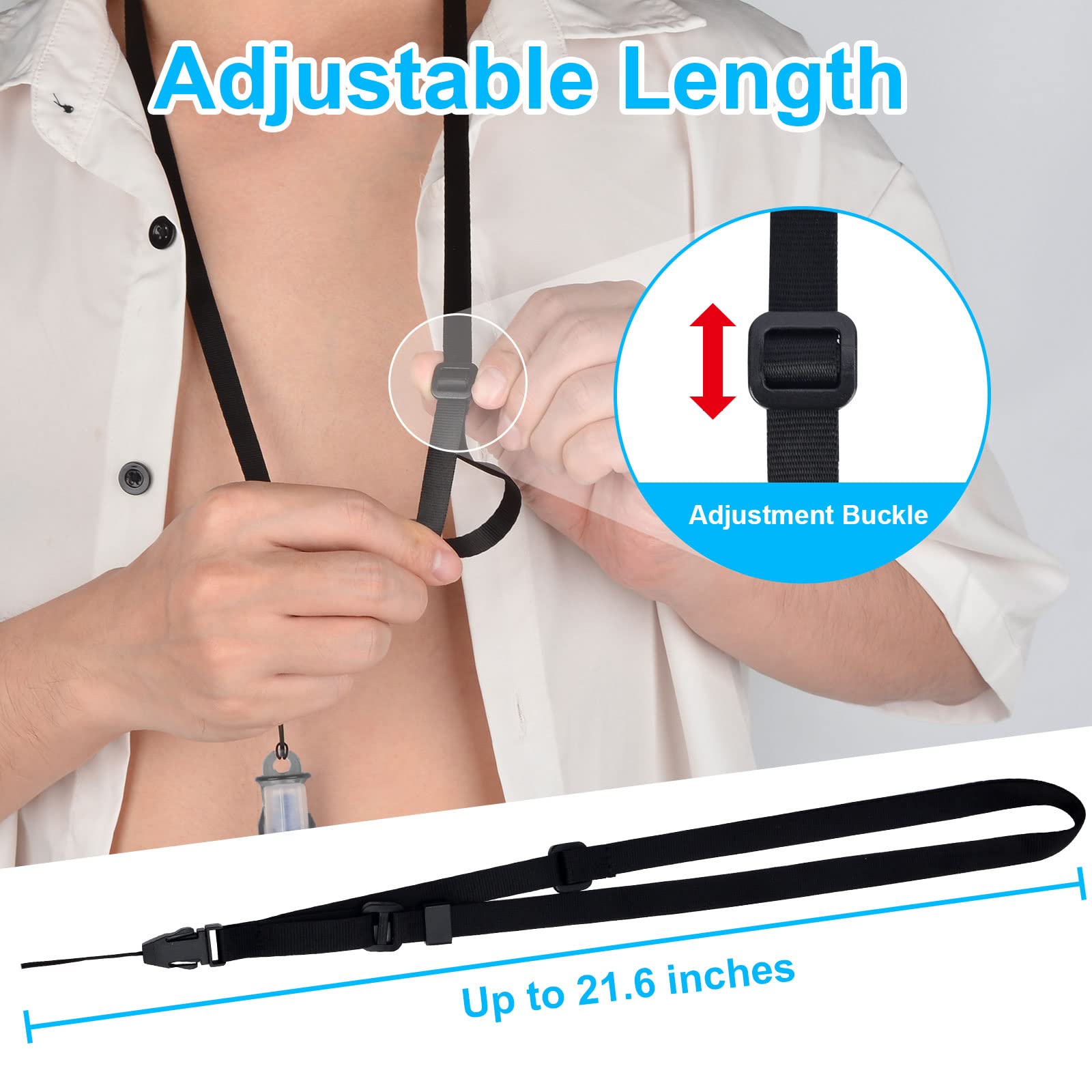 APDTEK polyester lanyard dries quickly and feels skin-friendly.