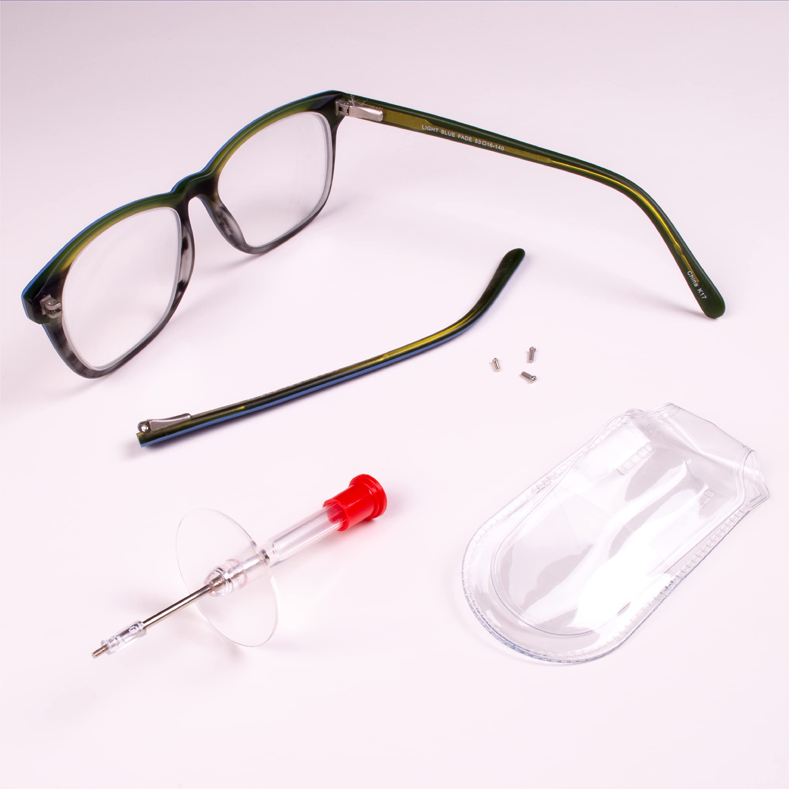 APEX sunglasses repair kit ready for quick tweaks.
