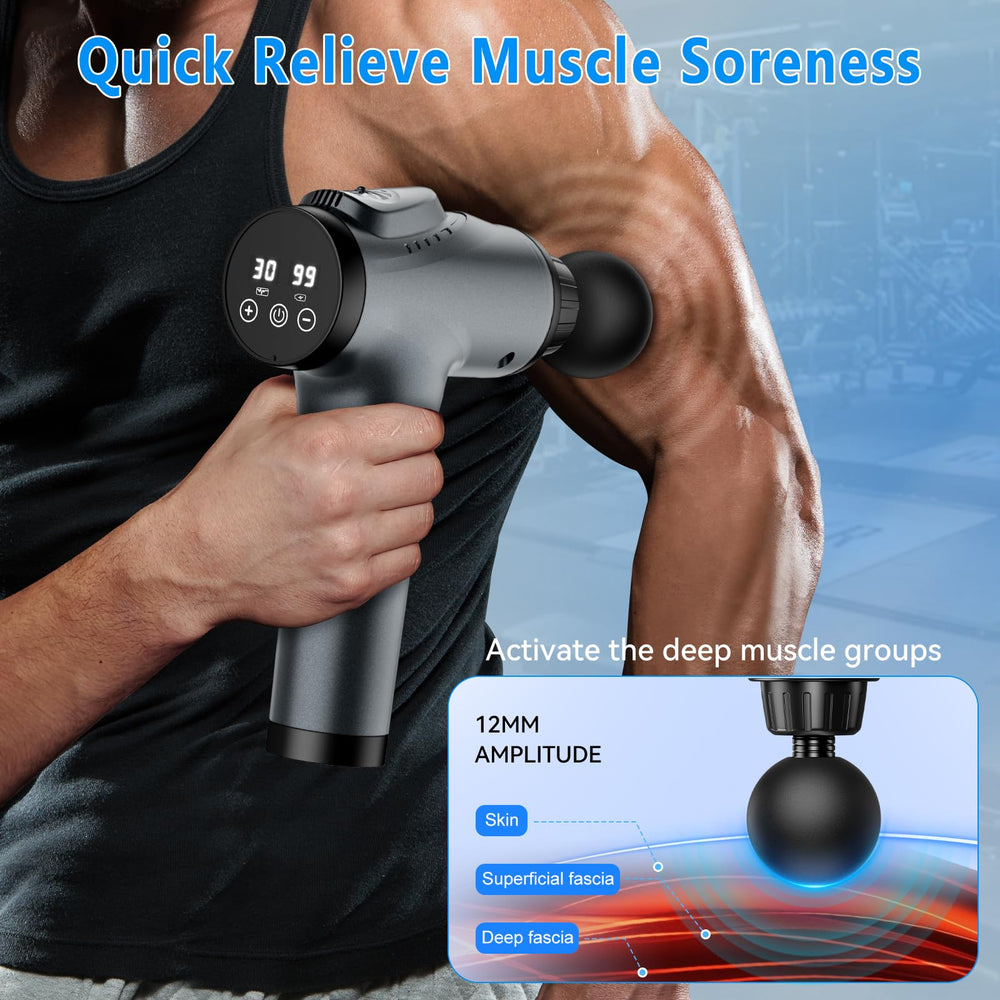 APHERMA Massage Gun portable travel case for on-the-go use.