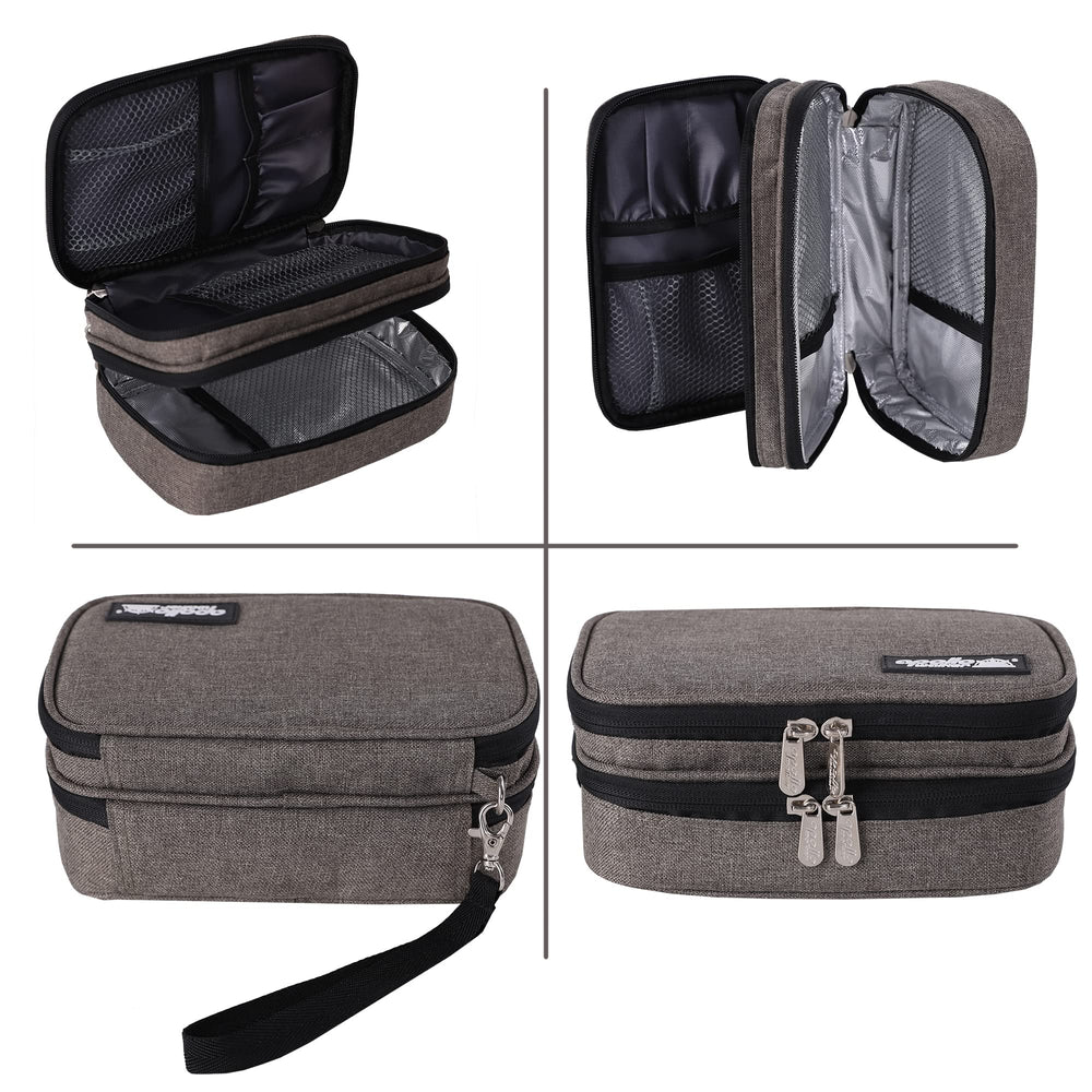 Apollo Walker compact travel size case fits backpacks and purses.