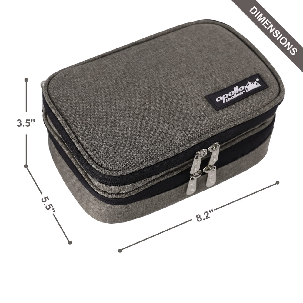Apollo Walker inner elastic loops secure items neatly inside.
