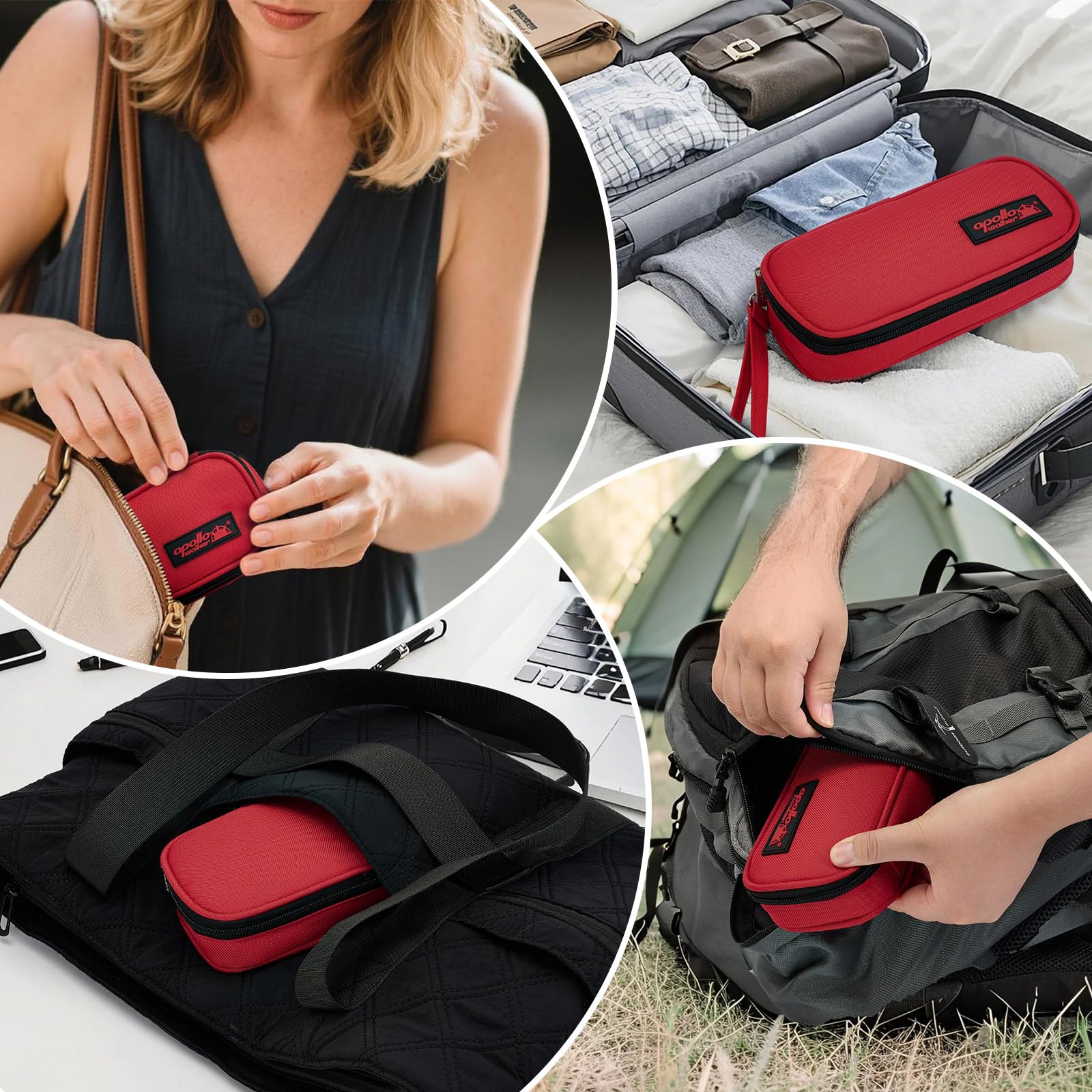 Quilted layers blocking heat in Apollo Walker cooler during hot days