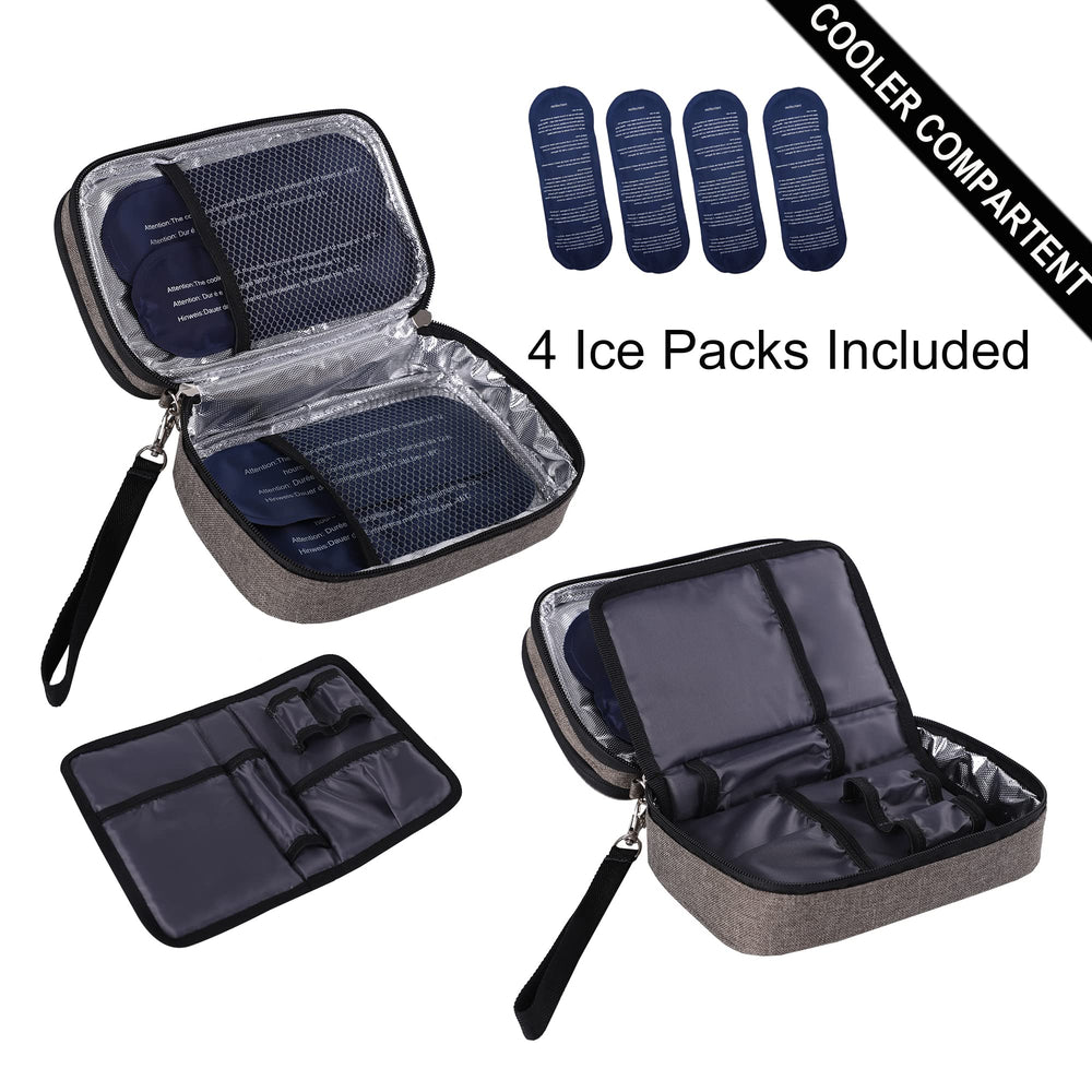 Apollo Walker insulated liner maintains temperature inside the case.