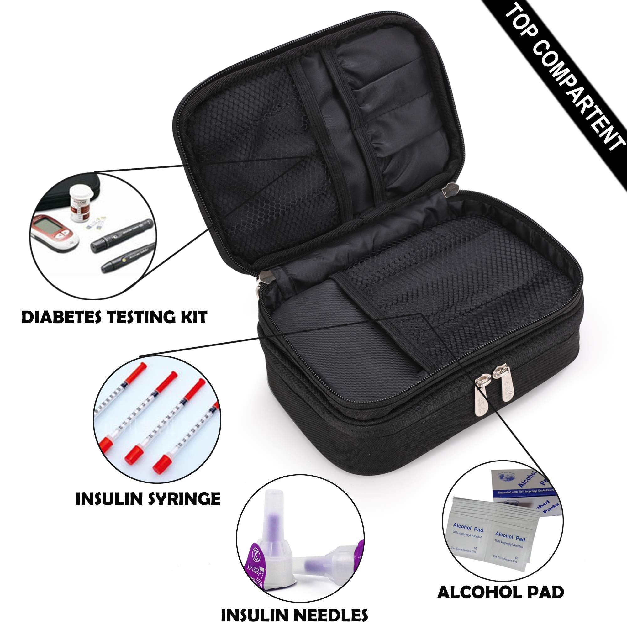 Durable polyester shell supports travel durability and everyday use.