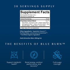 Apothékary Blue Burn dropper for easy daily dosing