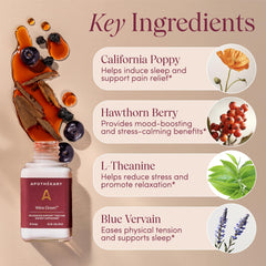 Wine Down close-up on berry flavor for soothing evening ritual